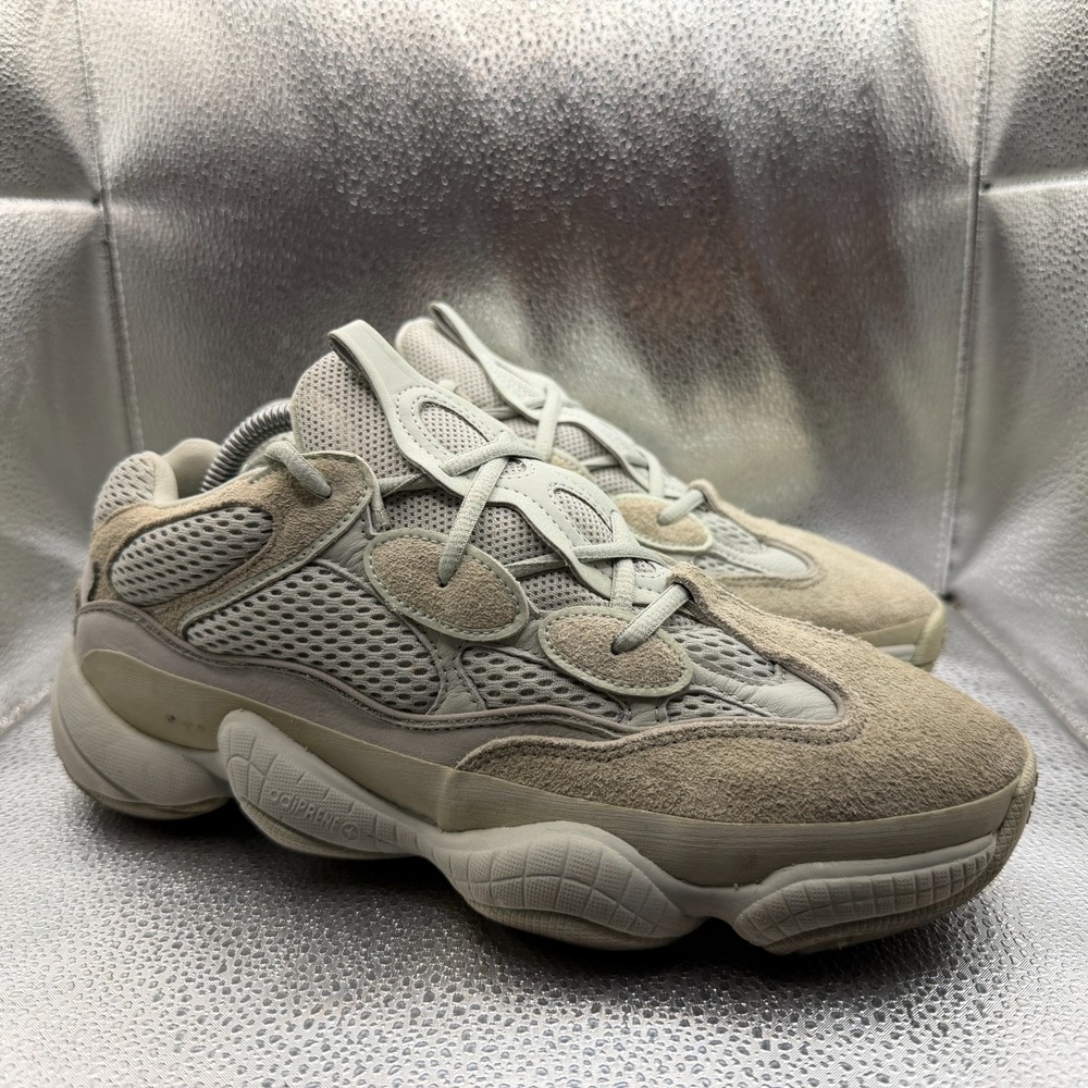 Size 8.5 Adidas Yeezy 500 Kanye West Salt Mens Lace-Up Athletic Shoes EE7287‎